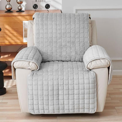 ReclineGuard™ – Antislip Microfiber Relaxfauteuil Hoes – Zachte Bescherming Met Opbergvak
