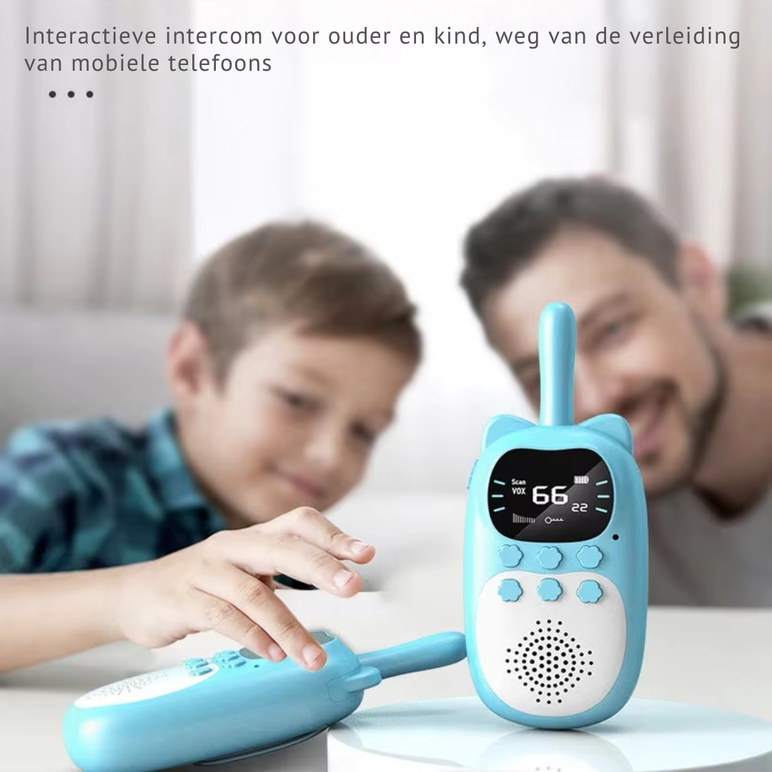 EchoBuddies™ – Oplaadbare Walkie-Talkies voor Kinderen – Avontuurlijk Communicatiespeelgoed