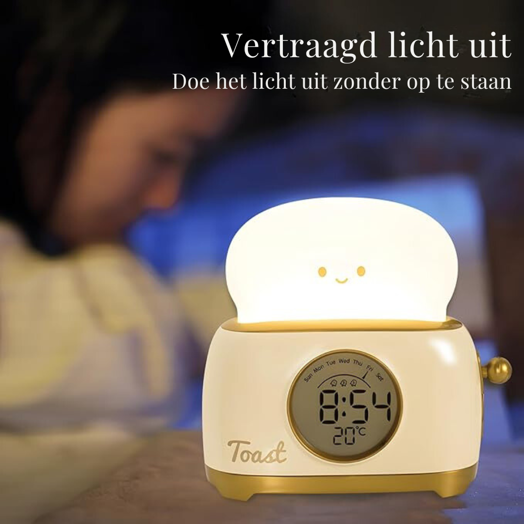 LumaDoze™ – Rustgevend Nachtlicht met Wekker – Kinder Wekker Lamp