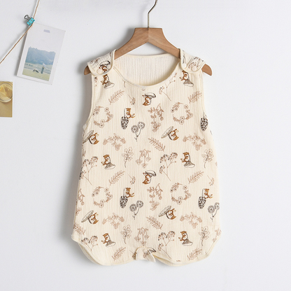 SleepBloom™ – Luchtige Musselin Zomerslaapzak – Baby Slaapcomfort Set
