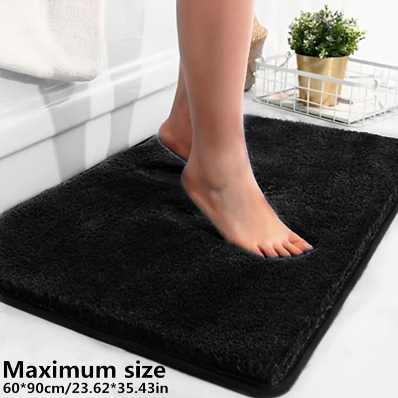 AquaSoftStripe™ – Dikke Absorberende Badmat – Antislip Badkamer Comfort