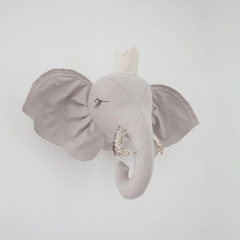 Wall Animals - Zachte Dierenwanddecoratie - Kinderkamer decoratie