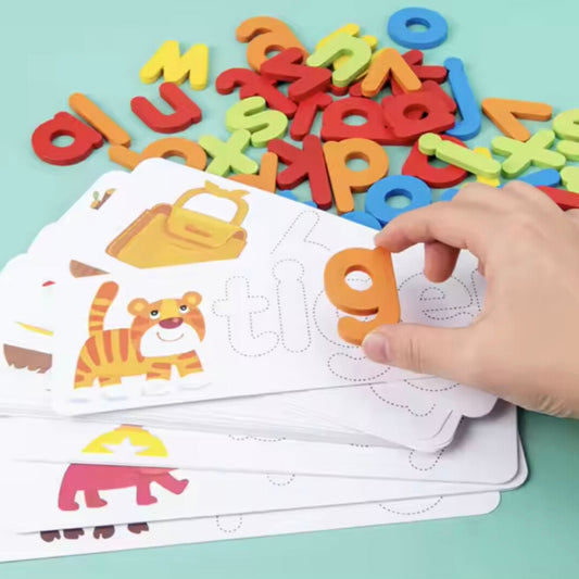 LetterJoy™ – Houten alfabet spel  – Engels leren
