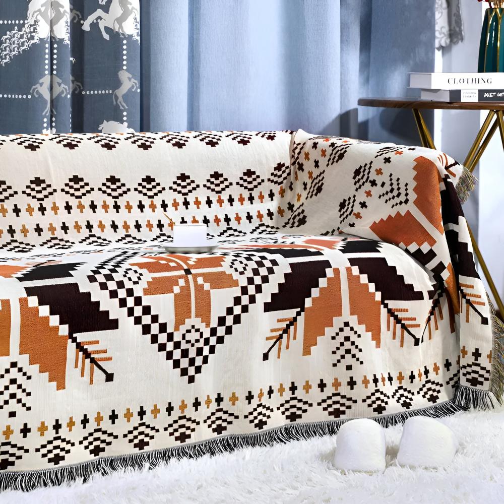 DesertVibe™ – Marokkaans Boho Picknickkleed – Bohemian buitenmat