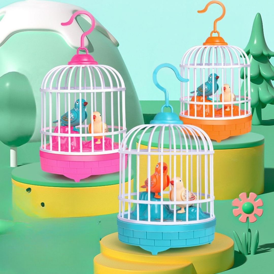 TweetiCage™ – Interactieve vogel in kooi - Vogel speelgoed