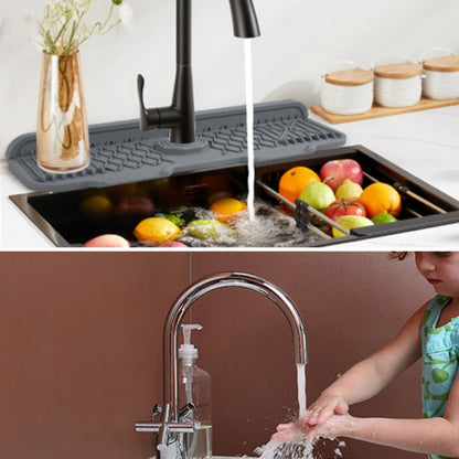 Aeris Gootsteenmat - Rubber, Waterafvoer met 5° Helling 2