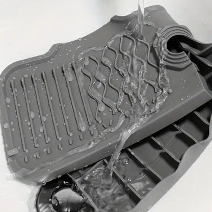 Aeris Gootsteenmat - Rubber, Waterafvoer met 5° Helling 4