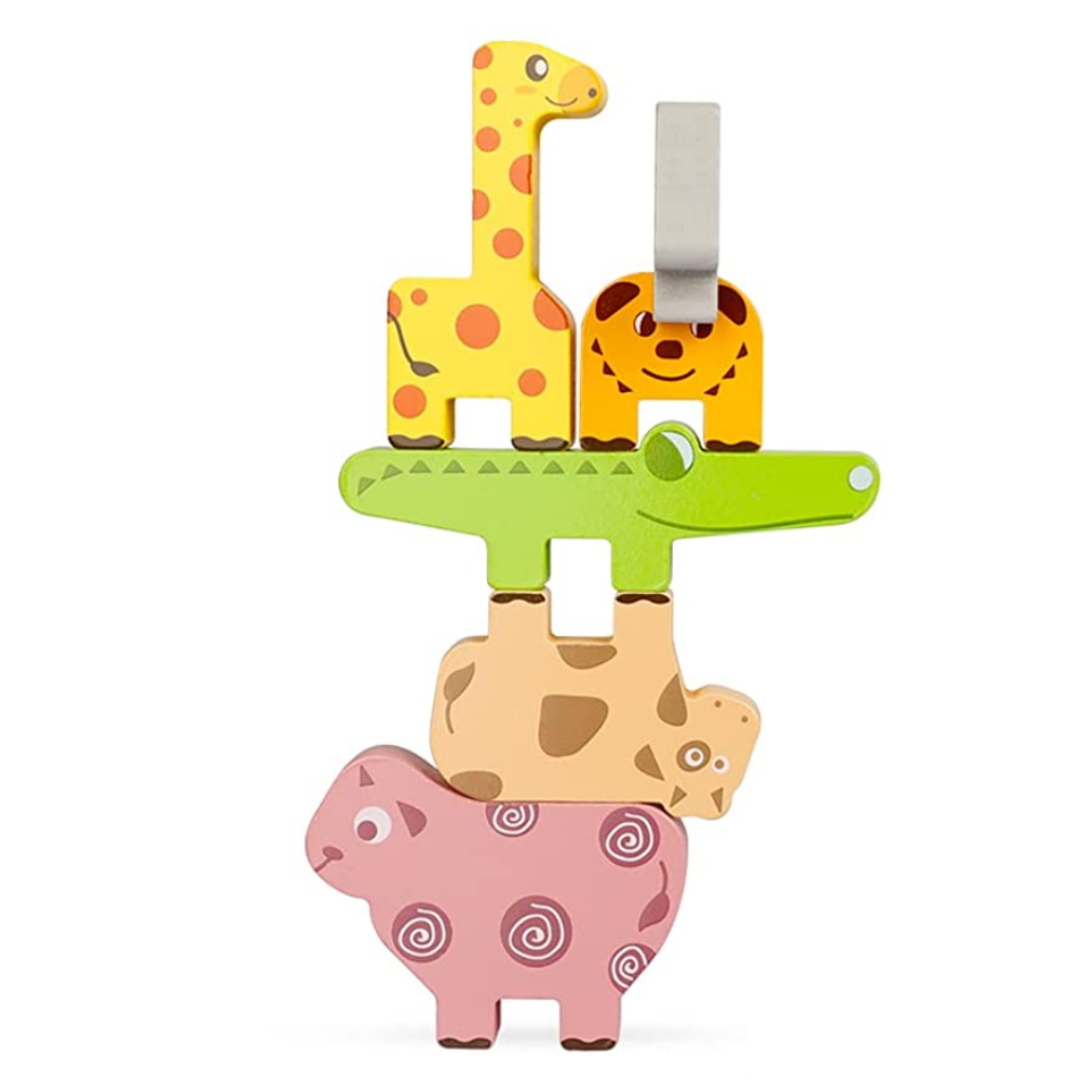 AnimalPals™ – Stapelbare houten dieren spel – Leren & Spelen