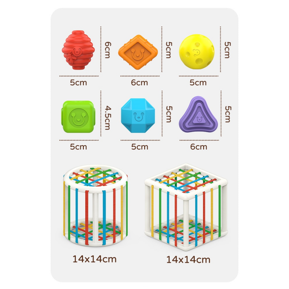 Color Cube™ - Kleuren en Vormen Leren - Educatieve kubus