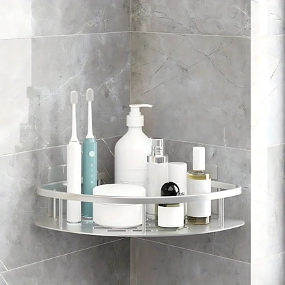 AlumaCurveShelf™ – Roestvrije Aluminium Doucheplank – Zelfklevende Wand Organizer