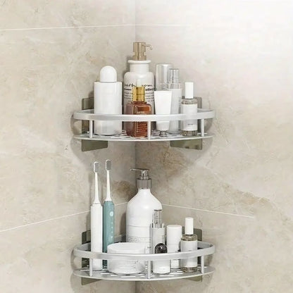 AlumaCurveShelf™ – Roestvrije Aluminium Doucheplank – Zelfklevende Wand Organizer