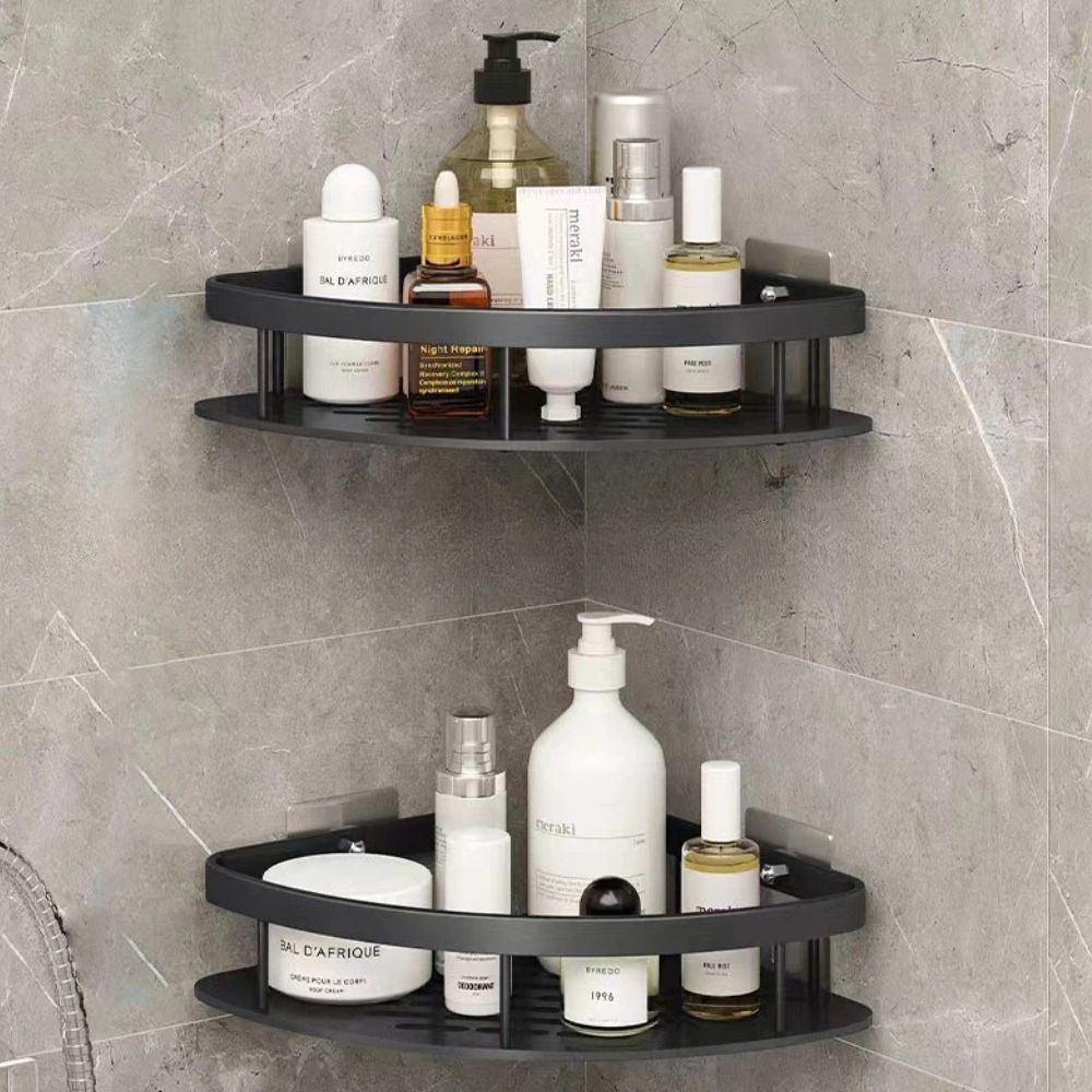 AlumaCurveShelf™ – Roestvrije Aluminium Doucheplank – Zelfklevende Wand Organizer