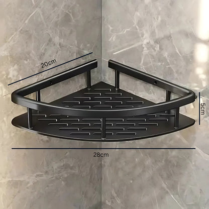 AlumaCurveShelf™ – Roestvrije Aluminium Doucheplank – Zelfklevende Wand Organizer