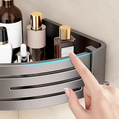 CornerAlumaRack™ – Zelfklevend Hoek Douche Rek – Roestbestendige Badkamer Organizer