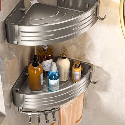 CornerAlumaRack™ – Zelfklevend Hoek Douche Rek – Roestbestendige Badkamer Organizer
