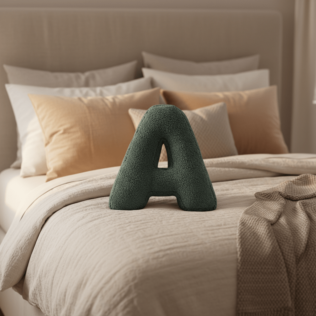 Alyra Letterkussen - Fluweel, Gepersonaliseerd 0