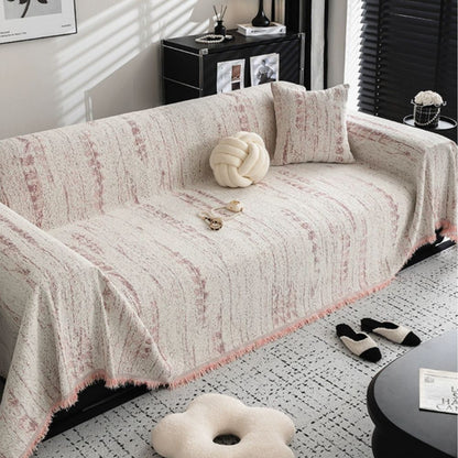 Amandel Crest Bankhoes - Luxe Chenille, Comfortabel en Stijlvol 7