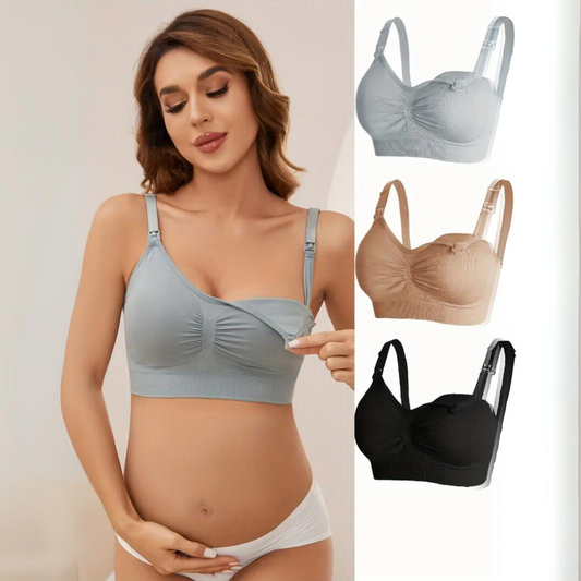 MilkEase™ – Naadloze Voedingsbeha 3-Pack – Comfort voor Moeders