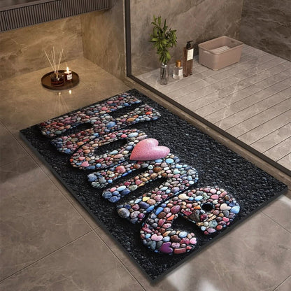 AquaSafe Badmat - Antislip Diatomeeënaarde, Sneldrogend Design 10