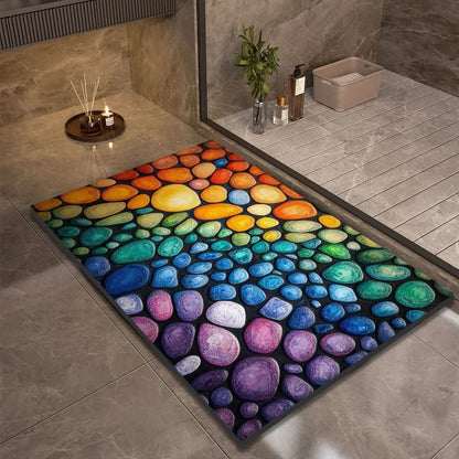 AquaSafe Badmat - Antislip Diatomeeënaarde, Sneldrogend Design 17