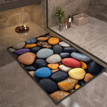 AquaSafe Badmat - Antislip Diatomeeënaarde, Sneldrogend Design 18