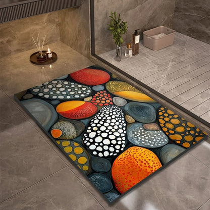 AquaSafe Badmat - Antislip Diatomeeënaarde, Sneldrogend Design 6