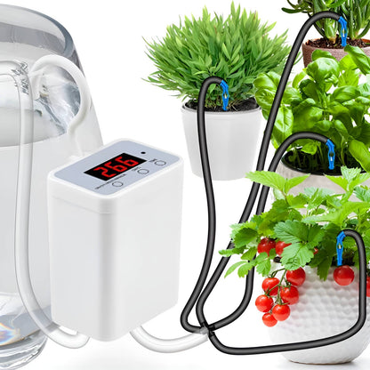 AquaSmart Bewateringspompcontroller - Automatisch, Compact en Oplaadbaar 0