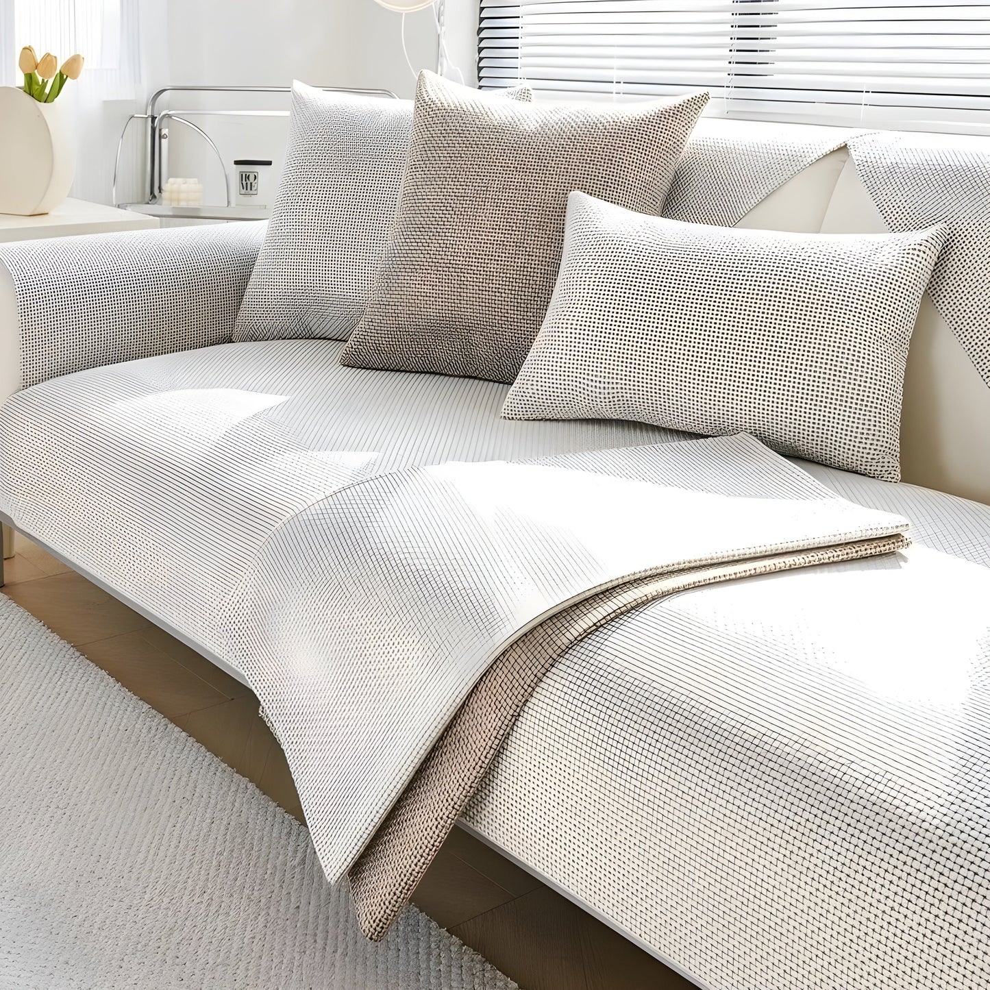 Arden Bankhoes - Antislip Polyester, Scandinavisch Design 2