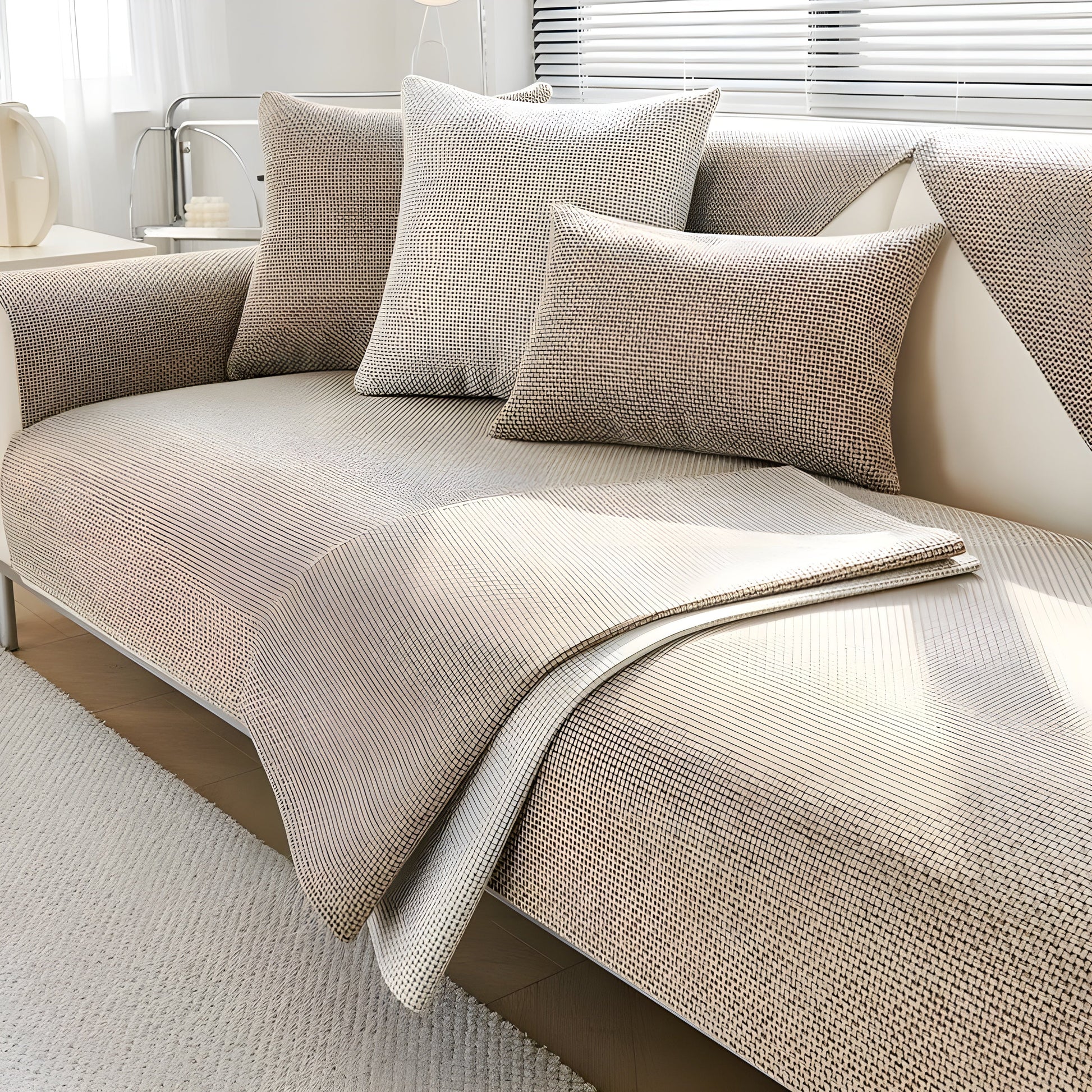 Arden Bankhoes - Antislip Polyester, Scandinavisch Design 4