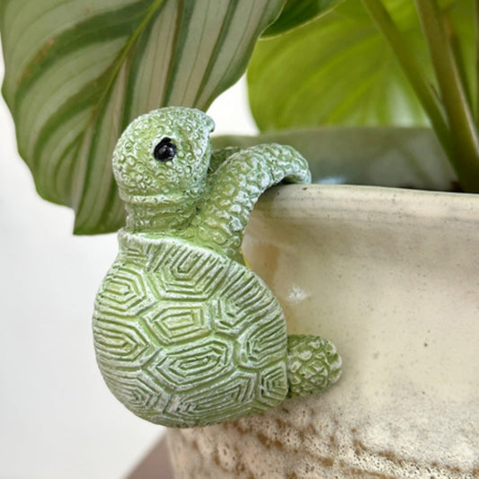 Arden Tuinornament - Hars, Speels Schildpadontwerp 0