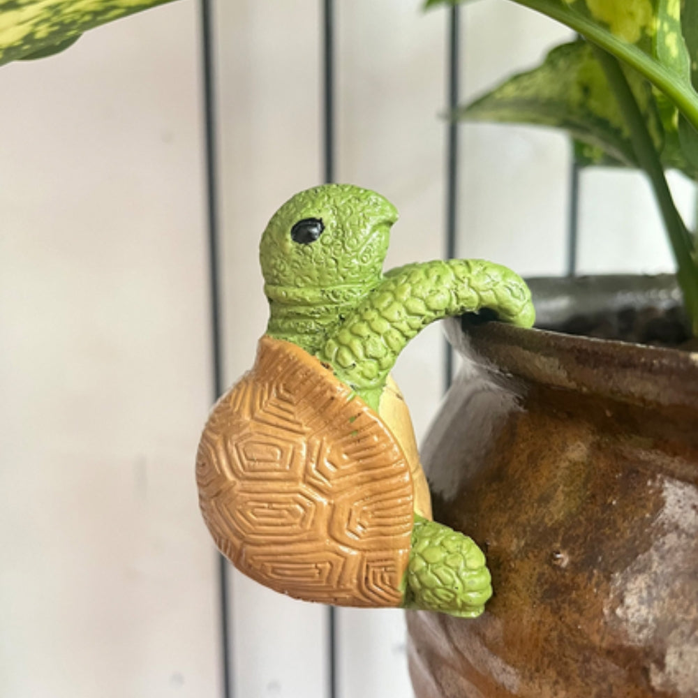 Arden Tuinornament - Hars, Speels Schildpadontwerp 1