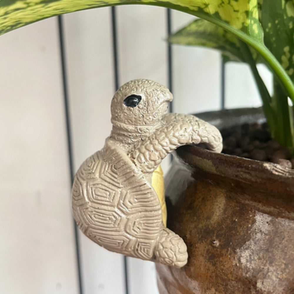 Arden Tuinornament - Hars, Speels Schildpadontwerp 2