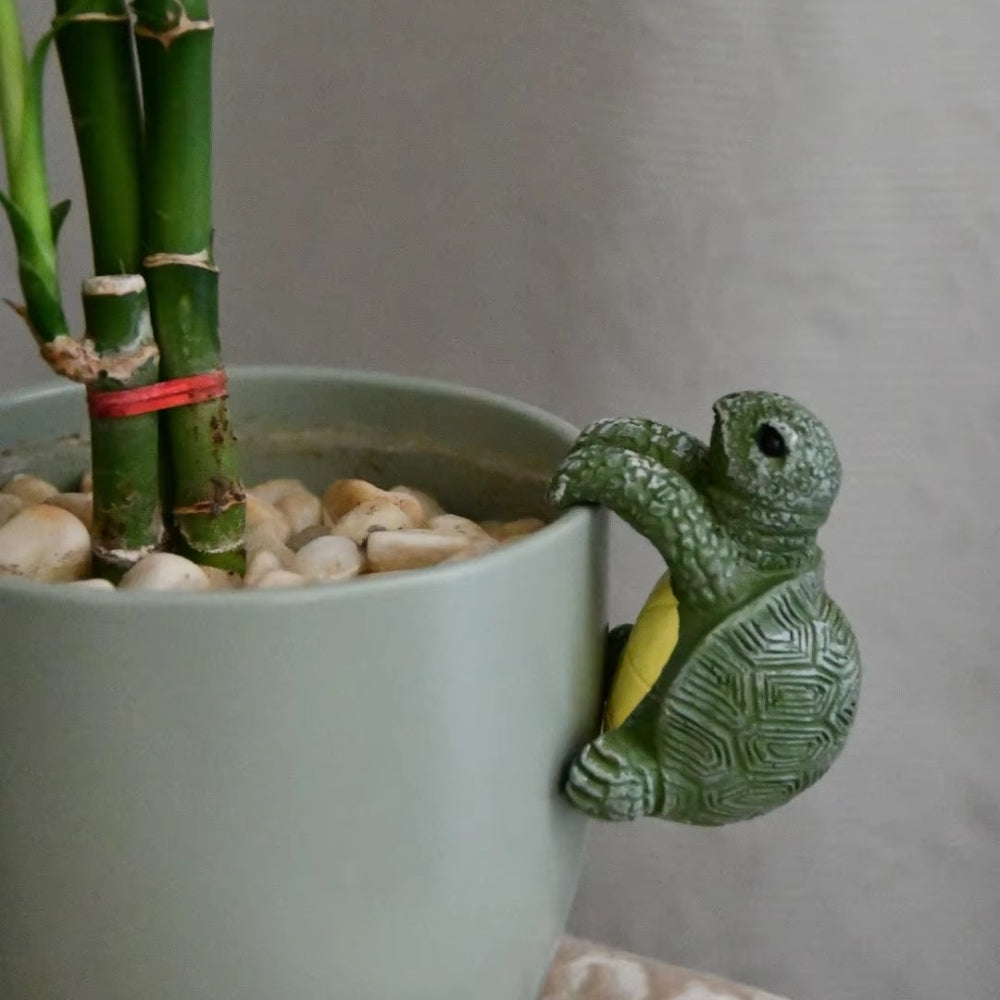 Arden Tuinornament - Hars, Speels Schildpadontwerp 3