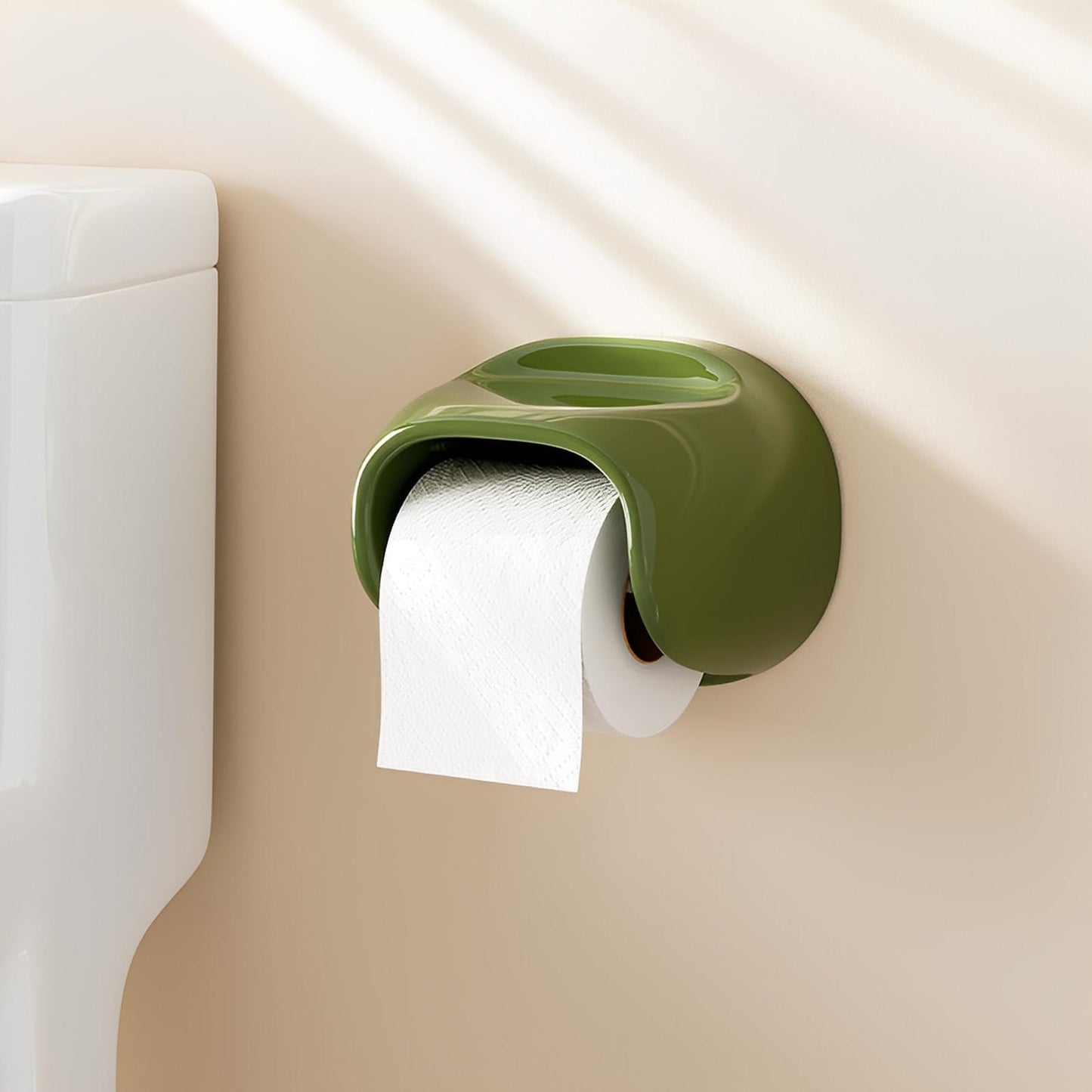 Ari Toiletrolhouder - Hoogglans PET, Zelfklevend Design 5