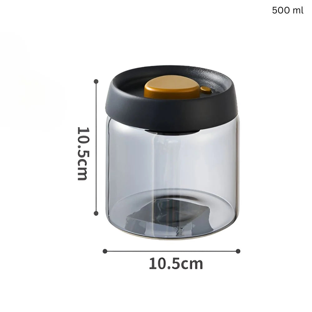 AromaGuard Koffiebus - Glas, Luchtdicht Bewaren 0