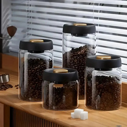AromaGuard Koffiebus - Glas, Luchtdicht Bewaren 1
