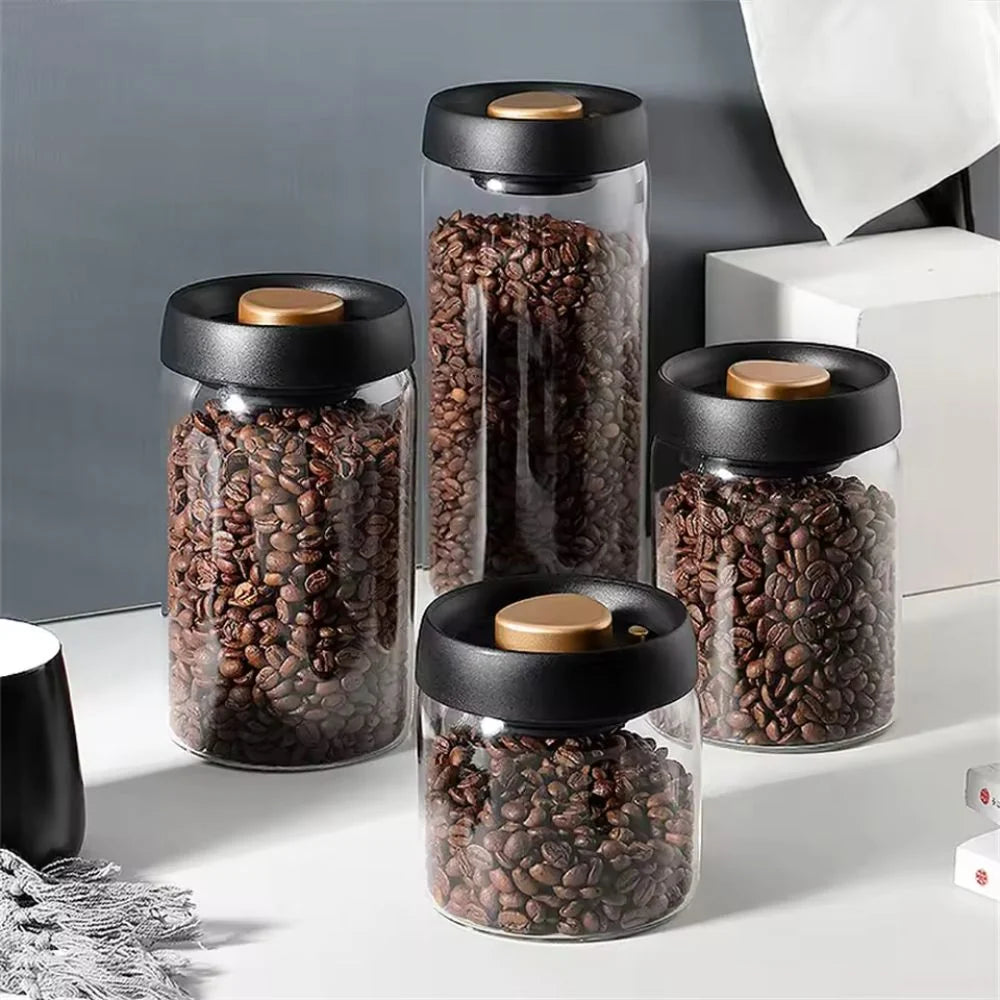 AromaGuard Koffiebus - Glas, Luchtdicht Bewaren 2