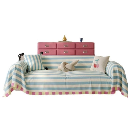 Astra Bankhoes - Microvezel, Pastel Gestreept voor IKEA Bank 6