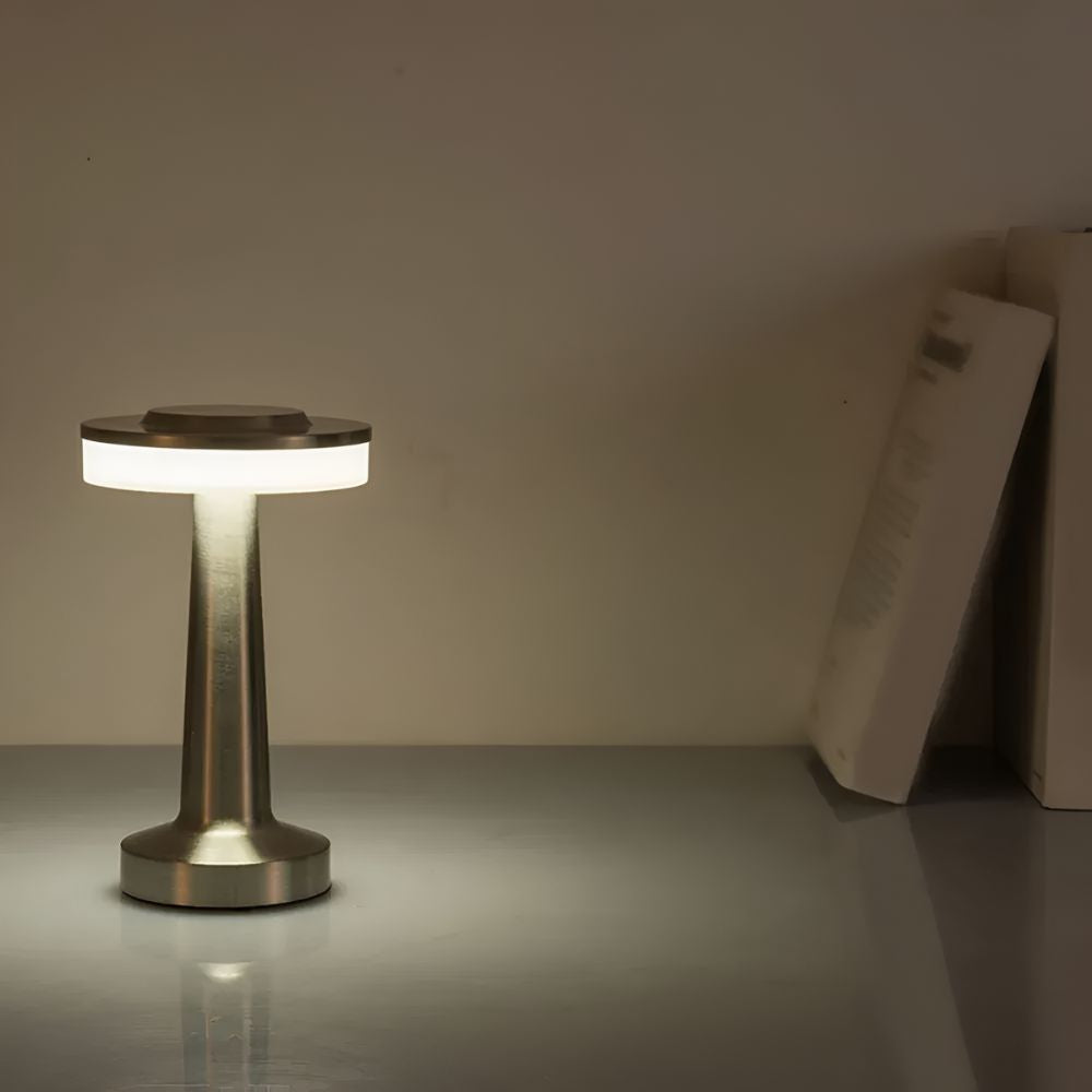 Aura Dome Tafellamp - Draadloos, Retro Design, Oplaadbaar 3