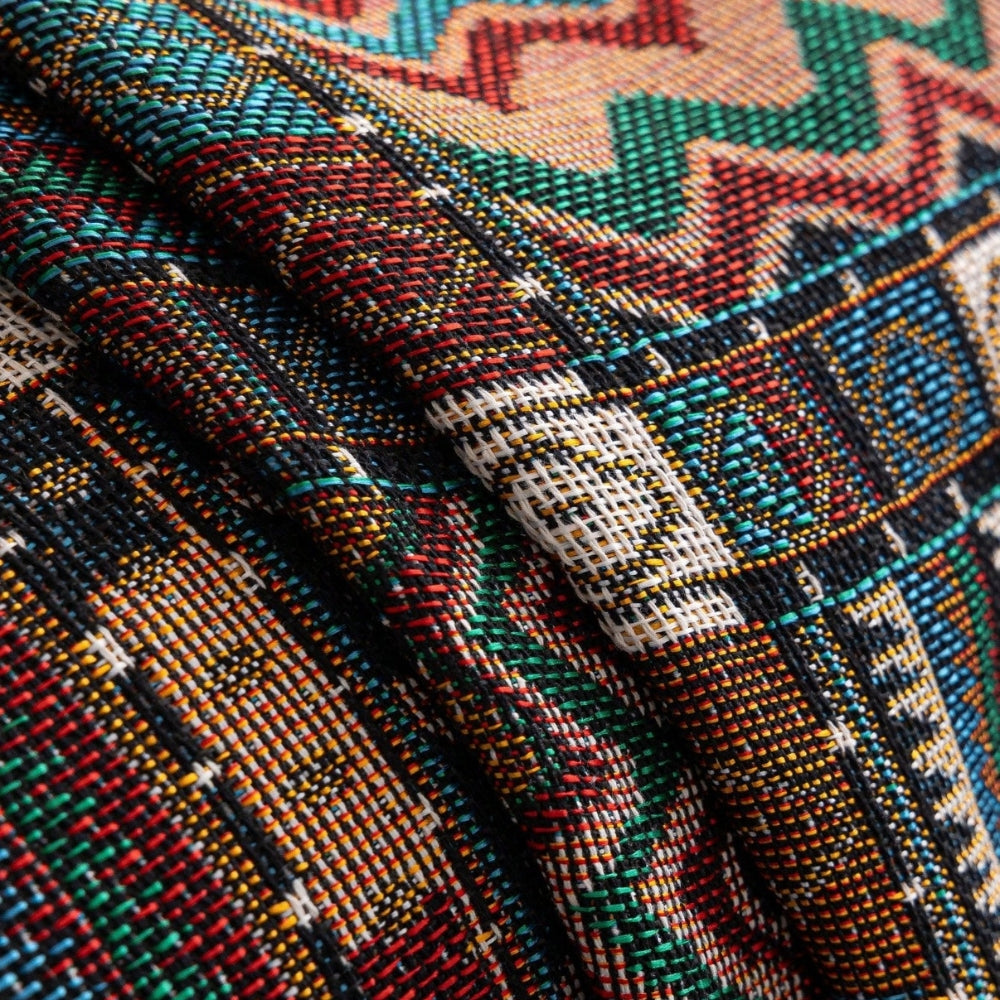 Aurelia Boho Bankhoes - Zachte Chenille, Geometrische Patronen 3