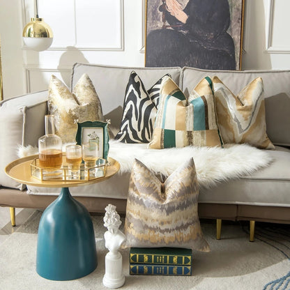 Aurelia Kussenhoes 50x50 - Luxe Microvezel, Modern Design voor Kussens Bank 1
