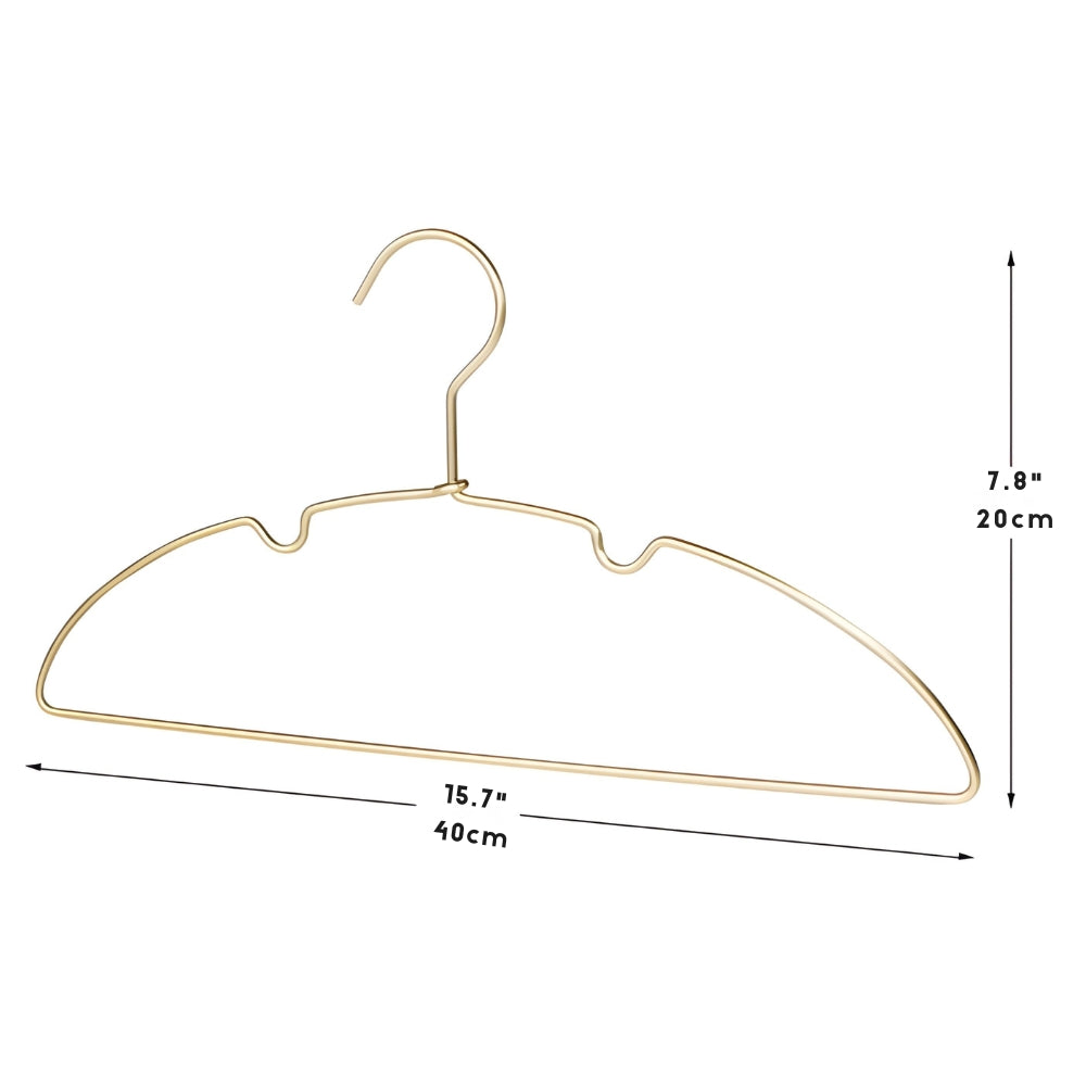 Aurex Kledinghanger Set - Naadloos Aluminium, Antislip, 10 Stuks 7