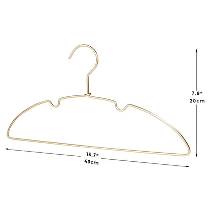 Aurex Kledinghanger Set - Naadloos Aluminium, Antislip, 10 Stuks 7
