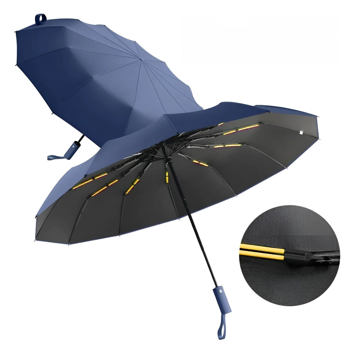 Automatische Opvouwbare Paraplu - Compact, Windbestendig, UV-bescherming SPF 50+, Antislip Handvat 3
