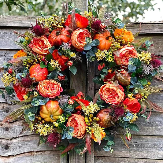AutumnAura Herfstkrans - Kunstplanten, 40 cm Decoratie 0