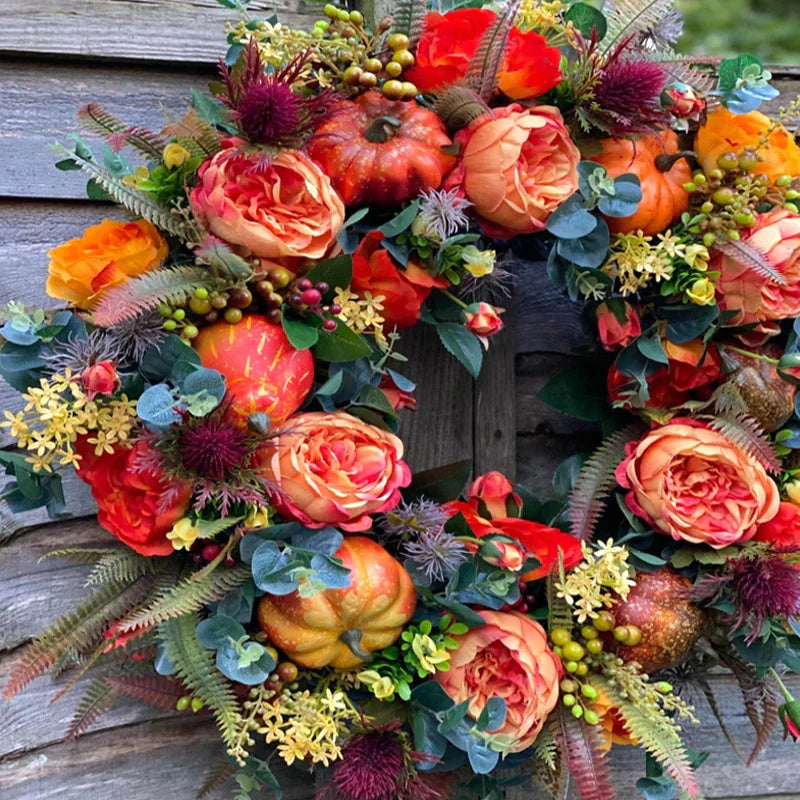 AutumnAura Herfstkrans - Kunstplanten, 40 cm Decoratie 1