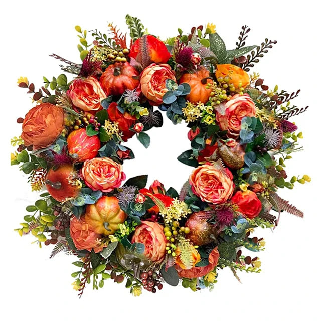 AutumnAura Herfstkrans - Kunstplanten, 40 cm Decoratie 5