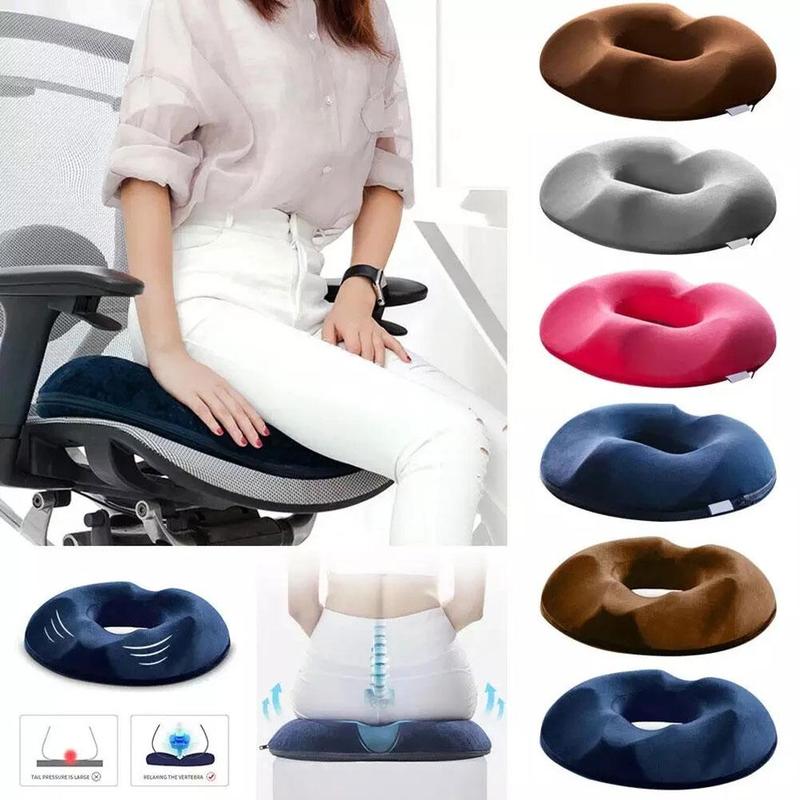 Avero Donut Zitkussen - Traagschuim, Ergonomisch Ontwerp voor Comfort 3