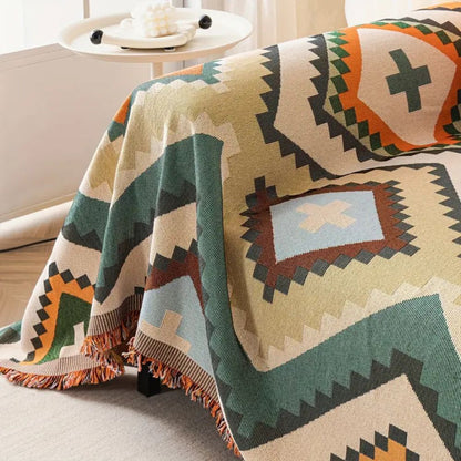 Azelia Bankhoes - Ademend Chenille, Kleurrijk Ontwerp 4