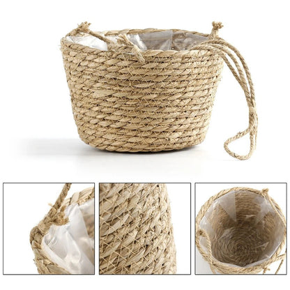 TwineBloom™ – Handgeknoopte Macramé Plantenhanger – Orchidee & Kamerplant Hanger